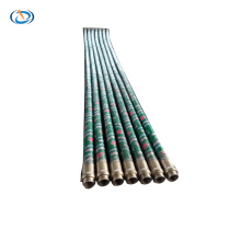 DN100 braided peristaltic concrete pump hose with flanges